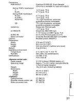 Preview for 51 page of Panasonic PTLC55U - LCD PROJECTOR Operating Instructions Manual