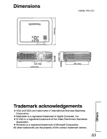 Preview for 53 page of Panasonic PTLC55U - LCD PROJECTOR Operating Instructions Manual