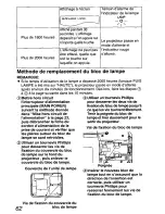 Preview for 62 page of Panasonic PTLC55U - LCD PROJECTOR Operating Instructions Manual