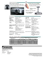 Preview for 4 page of Panasonic PTLC55U - LCD PROJECTOR Specifications