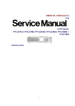 Preview for 16 page of Panasonic PTLC75U - LCD PROJECTOR Service Manual