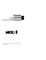 Panasonic PTLM1U - LCD PROJECTOR Operating Instructions Manual предпросмотр