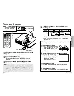 Предварительный просмотр 12 страницы Panasonic PTLM1U - LCD PROJECTOR Operating Instructions Manual