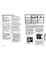 Предварительный просмотр 26 страницы Panasonic PTLM1U - LCD PROJECTOR Operating Instructions Manual