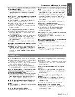 Preview for 7 page of Panasonic PTLW80NTU - LCD PROJECTOR - MULTI LANGUAGE Operating Instructions Manual