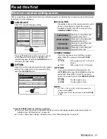 Preview for 11 page of Panasonic PTLW80NTU - LCD PROJECTOR - MULTI LANGUAGE Operating Instructions Manual