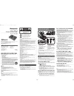 Panasonic PTLW80NTU - LCD PROJECTOR - MULTI LANGUAGE User Manual preview