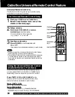 Preview for 26 page of Panasonic PV-20D52 Operating Instructions Manual