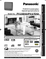 Panasonic PV 20D53 Operating Instructions Manual preview