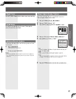 Preview for 17 page of Panasonic PV-20DF25-K Operating Instructions Manual