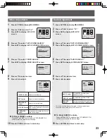 Preview for 23 page of Panasonic PV-20DF25-K Operating Instructions Manual