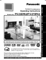 Panasonic PV 20DF62 Operating Instructions Manual preview