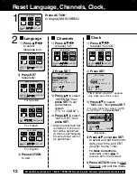 Предварительный просмотр 12 страницы Panasonic PV 20DF62 Operating Instructions Manual