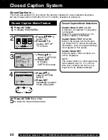 Предварительный просмотр 20 страницы Panasonic PV 20DF62 Operating Instructions Manual