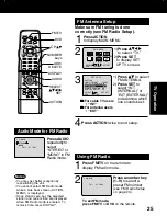 Предварительный просмотр 25 страницы Panasonic PV 20DF62 Operating Instructions Manual