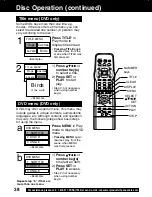 Предварительный просмотр 38 страницы Panasonic PV 20DF62 Operating Instructions Manual