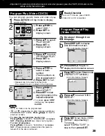 Предварительный просмотр 39 страницы Panasonic PV 20DF62 Operating Instructions Manual