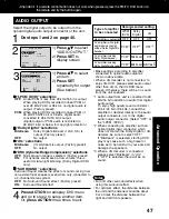 Предварительный просмотр 47 страницы Panasonic PV 20DF62 Operating Instructions Manual