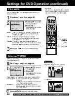 Предварительный просмотр 48 страницы Panasonic PV 20DF62 Operating Instructions Manual