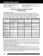 Предварительный просмотр 52 страницы Panasonic PV 20DF62 Operating Instructions Manual