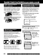 Предварительный просмотр 58 страницы Panasonic PV 20DF62 Operating Instructions Manual