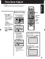 Предварительный просмотр 13 страницы Panasonic PV 20DF63 Operating Instructions Manual