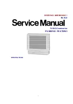 Panasonic PV 20DF63 Service Manual preview