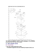 Preview for 93 page of Panasonic PV 20DF63 Service Manual