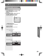 Preview for 49 page of Panasonic PV-20DF64-K Operating Instructions Manual