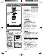 Preview for 54 page of Panasonic PV-20DF64-K Operating Instructions Manual