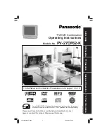 Panasonic PV-27DF62K Operating Instructions Manual preview