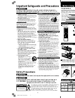 Предварительный просмотр 2 страницы Panasonic PV-455S-K Operating Instructions Manual