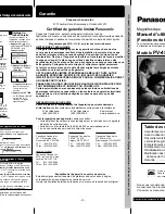 Предварительный просмотр 36 страницы Panasonic PV-455S-K Operating Instructions Manual