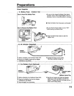 Preview for 11 page of Panasonic PV-615S Operating Instructions Manual