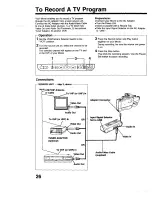 Предварительный просмотр 26 страницы Panasonic PV-615S Operating Instructions Manual