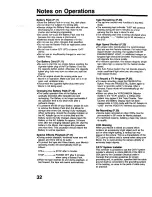 Предварительный просмотр 32 страницы Panasonic PV-615S Operating Instructions Manual