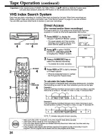 Preview for 24 page of Panasonic PV-8453 Operating Instructions Manual