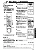 Предварительный просмотр 31 страницы Panasonic PV-8660 Operating Instructions Manual