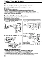 Preview for 12 page of Panasonic PV-8665S Operating Instructions Manual