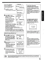 Preview for 15 page of Panasonic PV-8665S Operating Instructions Manual