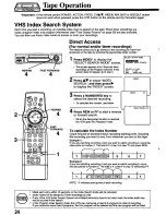 Preview for 24 page of Panasonic PV-8665S Operating Instructions Manual