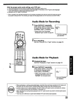 Preview for 33 page of Panasonic PV-8665S Operating Instructions Manual