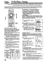 Preview for 34 page of Panasonic PV-8665S Operating Instructions Manual