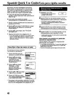 Preview for 42 page of Panasonic PV-8665S Operating Instructions Manual