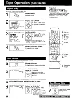 Preview for 18 page of Panasonic PV-945H Operating Instructions Manual