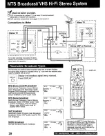 Preview for 20 page of Panasonic PV-945H Operating Instructions Manual