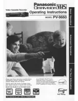 Panasonic PV-9660 Operating Instructions Manual preview