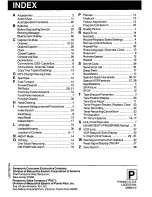 Preview for 40 page of Panasonic PV-C1322 Operating Manual