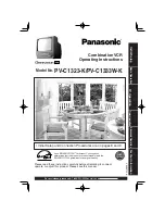 Panasonic PV-C1323-K Operating Instructions Manual preview