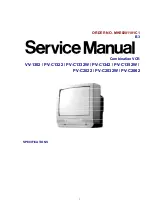 Предварительный просмотр 5 страницы Panasonic PV-C1323A Service Manual